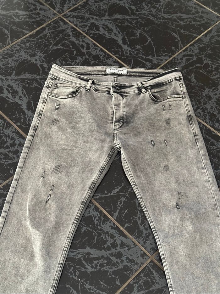 Jean gris, slim, W. 38 L32 - photo numéro 2
