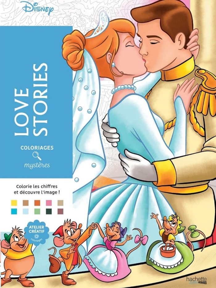 Coloriage mystère love story