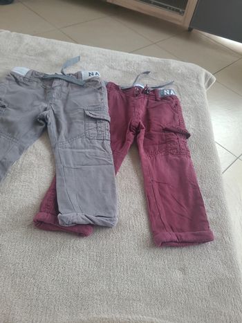 Lot 2 pantalons légers