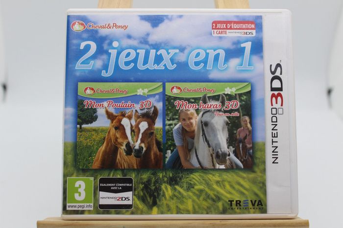 2 jeux en 1 nintendo 3DS occasion " Mon poulain 3D + Mon Haras 3D " Cheval