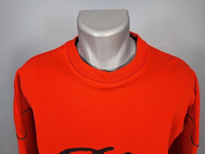 Sweat col rond / crewneck vintage dia homme rouge/ taille L brodé (388) - photo numéro 2