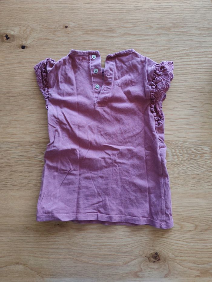 T-shirt manches dentelles - photo numéro 2