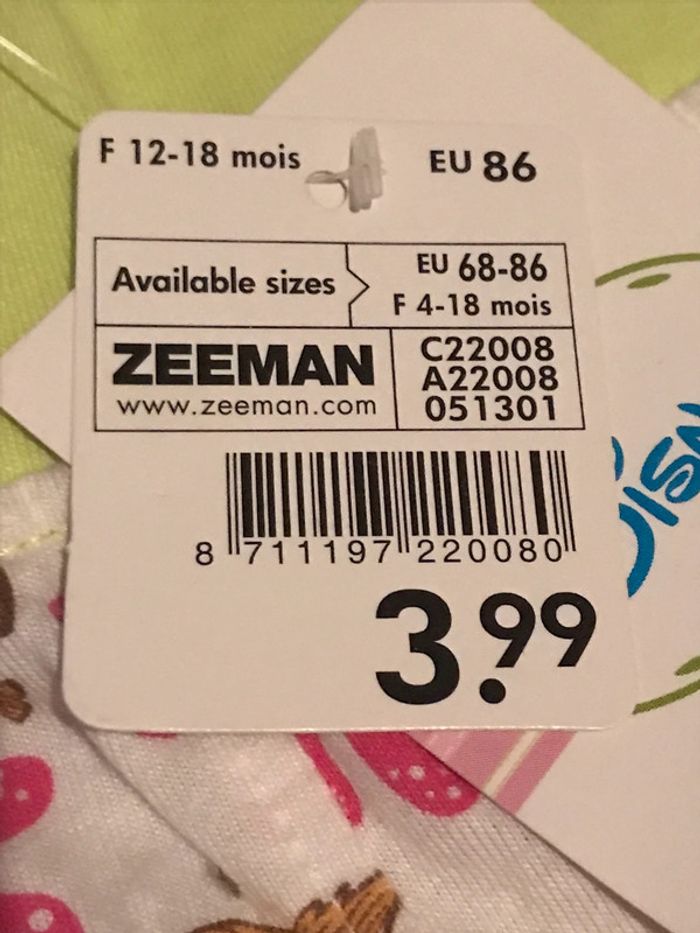 Disney short 12-18 mois taille 86 - photo numéro 3