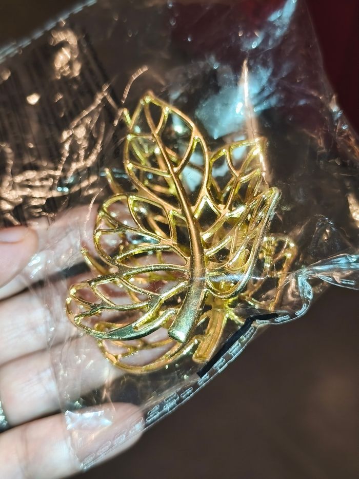 Pince cheveux feuille - photo numéro 3