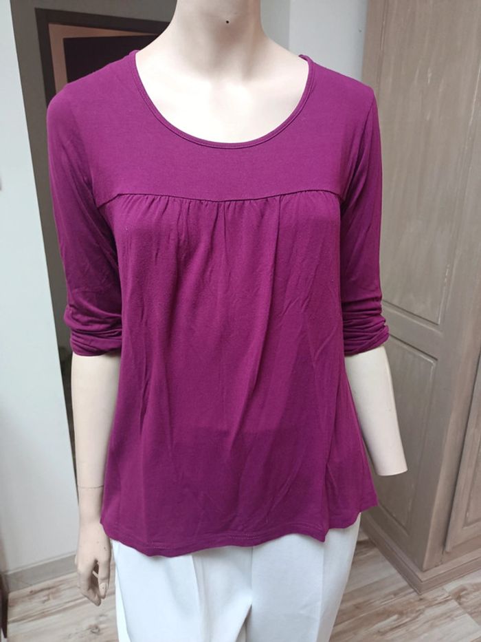 Tee shirt femme Damart manche longue - photo numéro 2