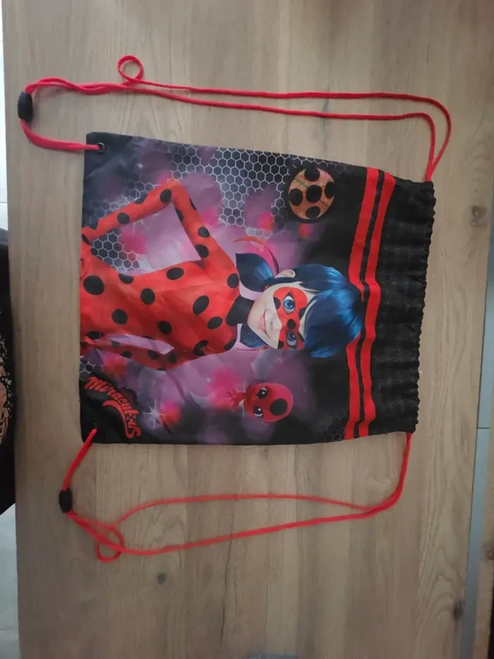 Sac a cordon enfant Miraculous Ladybug