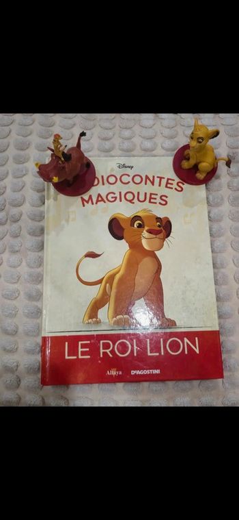 1er audioconte magique collection altaya deagostini livre et figurine disney audioconte