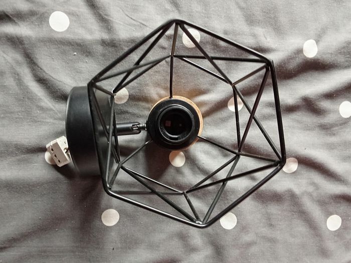 Lustre industriel noir - photo numéro 4