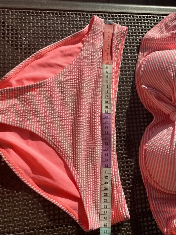 Joli bikini  👙 vichy rose 42 Fei - photo numéro 4