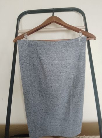 Jupe crayon gris chiné h&m t36