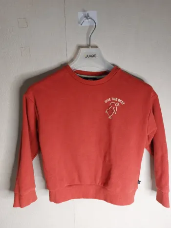 Sweat-shirt corail imprimé (Okaïdi)