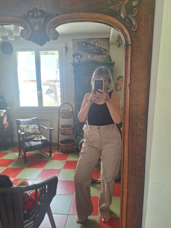 Pantalon cargo style baroudeur stradivarius