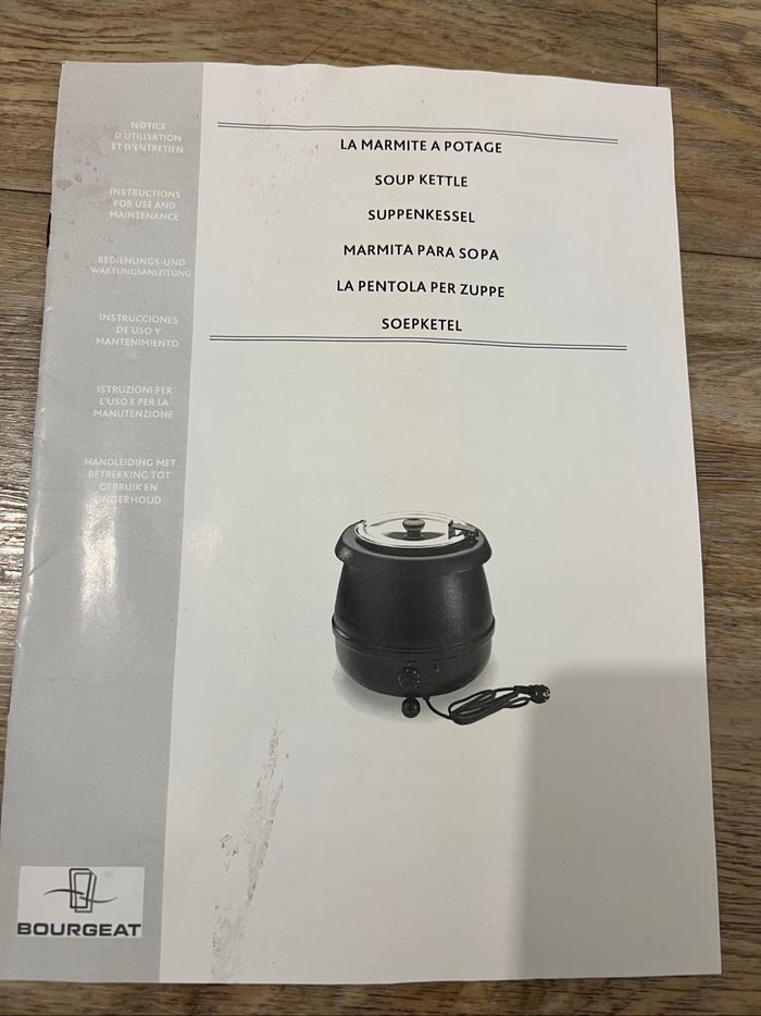 Marmite à soupe électrique bourgeat - photo numéro 6