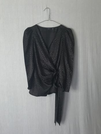 Blouse léopard cache cœur