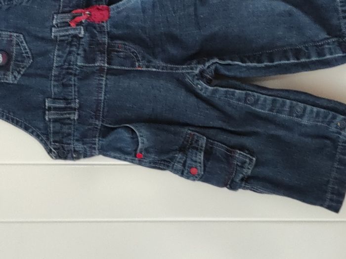 Jolie salopette en jean bébé garçon 12 moiS - photo numéro 4