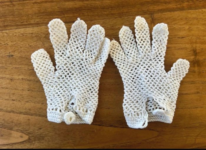 Gants vintage en dentelle - photo numéro 2