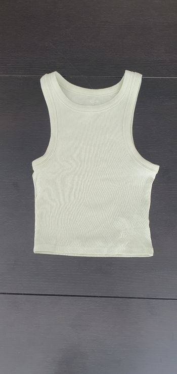 Crop top neuf vert d'eau en S