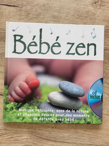 livre + CD "bébé zen" avec musique relaxante