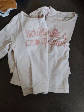 T-shirt rose x2