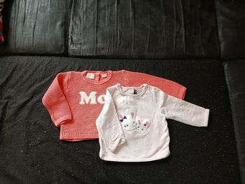 Lot de 2 pull demi-saison 18 mois fille