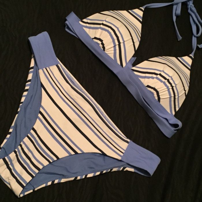 Maillot de bain à rayures