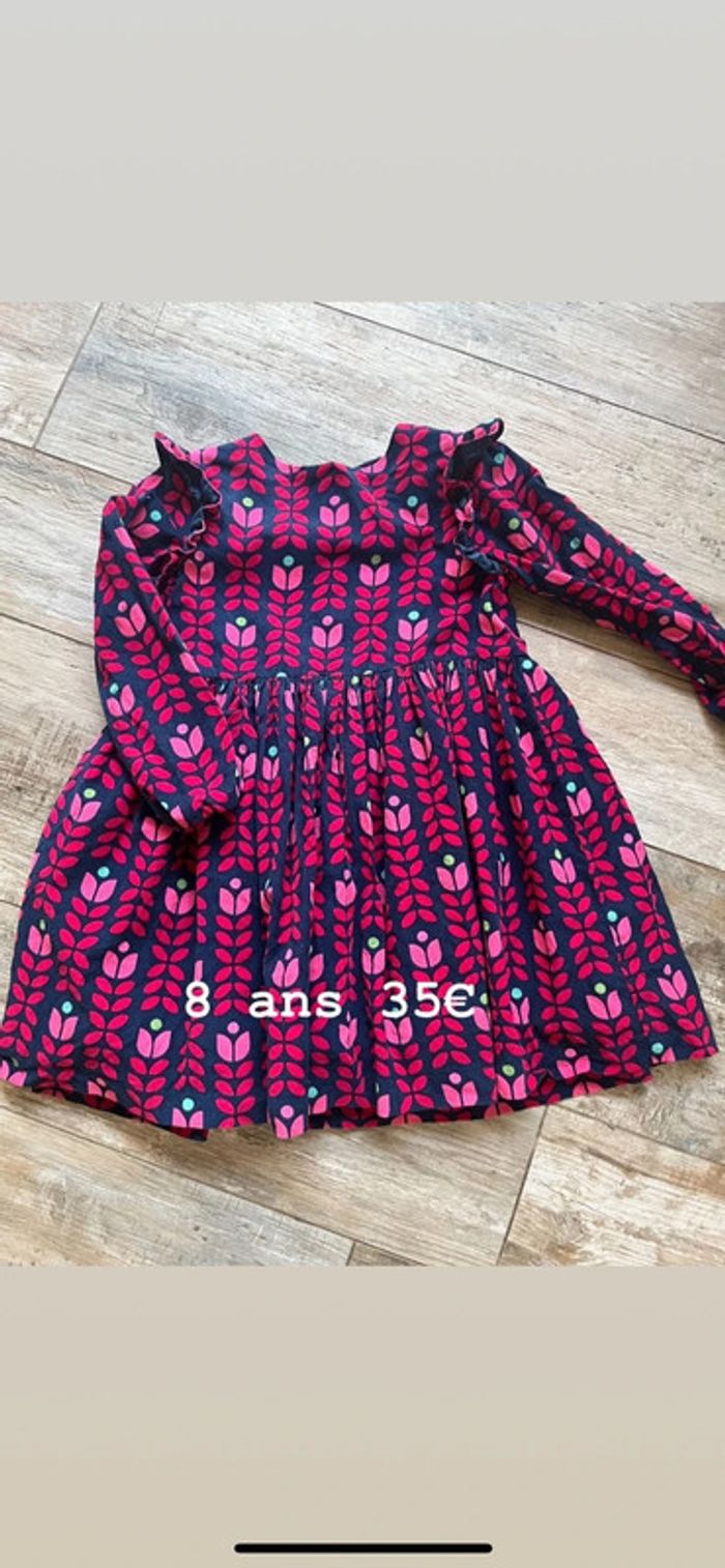 Robe velours 8 ans