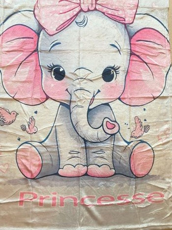 Couverture éléphant 70x100 - photo numéro 3