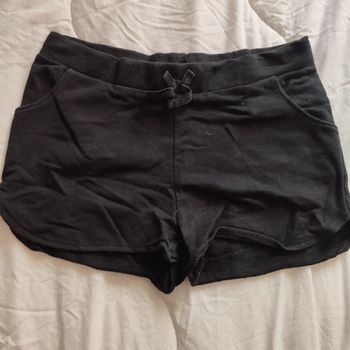 Short fille 10 ans noir Kiabi