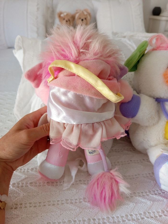 Lot peluches Popples, bébé et danseuse - photo numéro 9