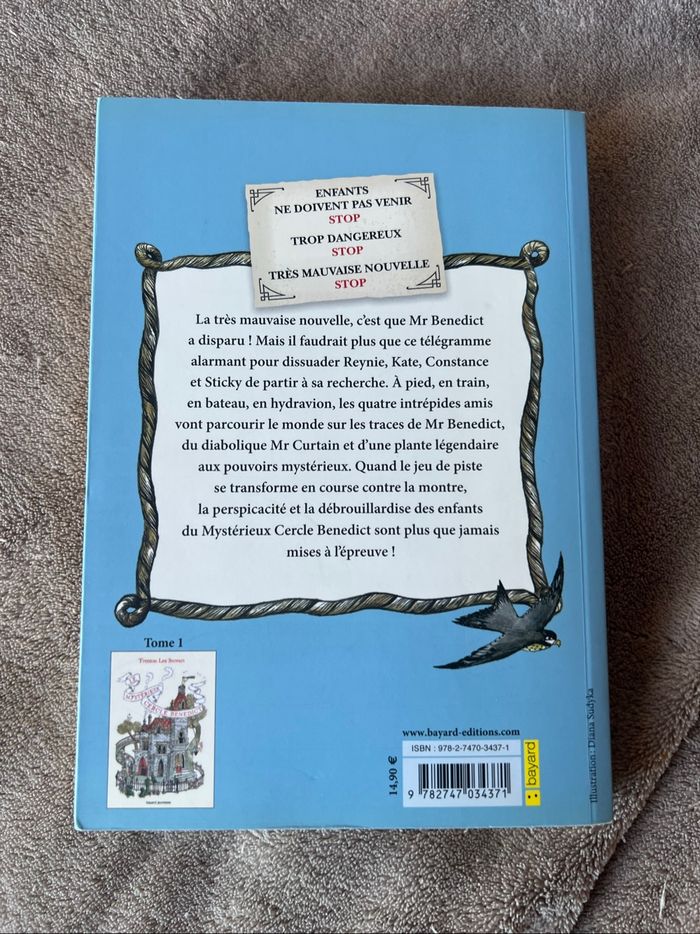 Livre le mystérieux cercle benedict et le perrieux voyage par Trenton Lee Stewart - photo numéro 6