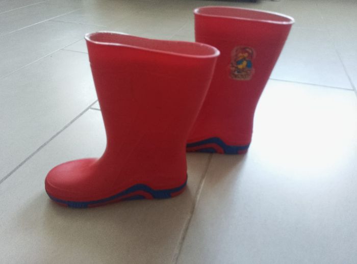 Bottes de pluie rouge taille 30-31