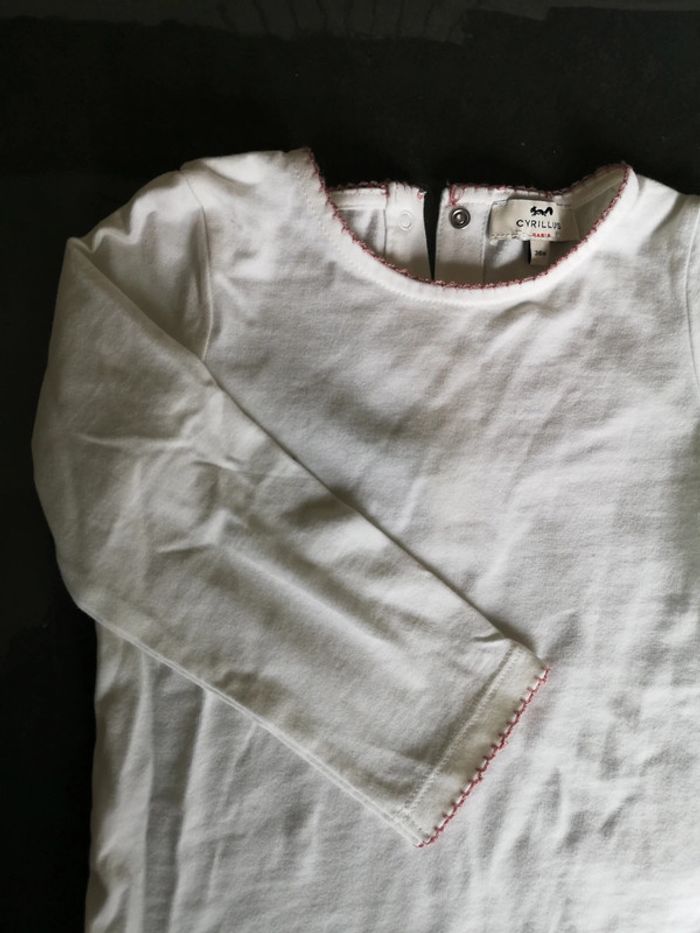 Tee shirt manche longue cyrillus - photo numéro 3