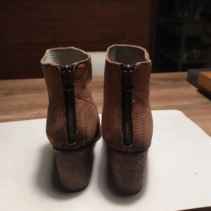 Bottines cuir pleine fleur - photo numéro 3