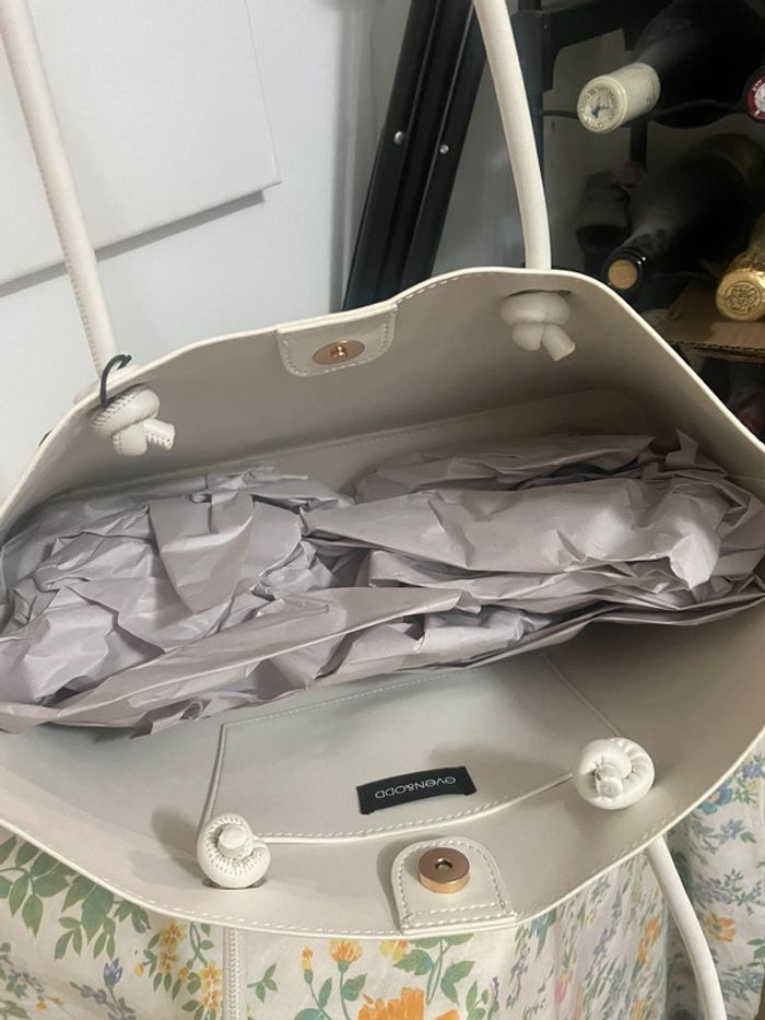 Sac de très grande marque 🌷 Sac à main blanc zalando Even&odd - photo numéro 15