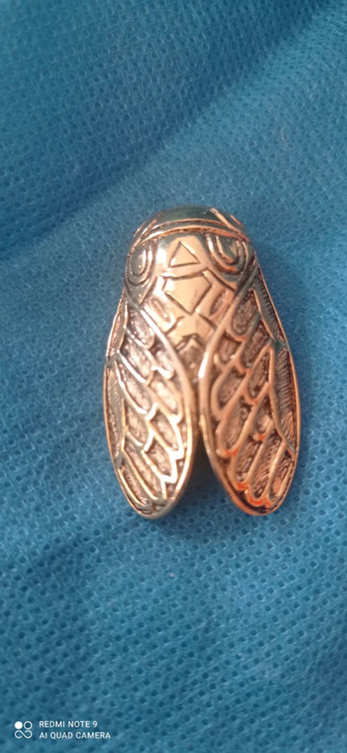 Broche Vintage René Gouin cigale