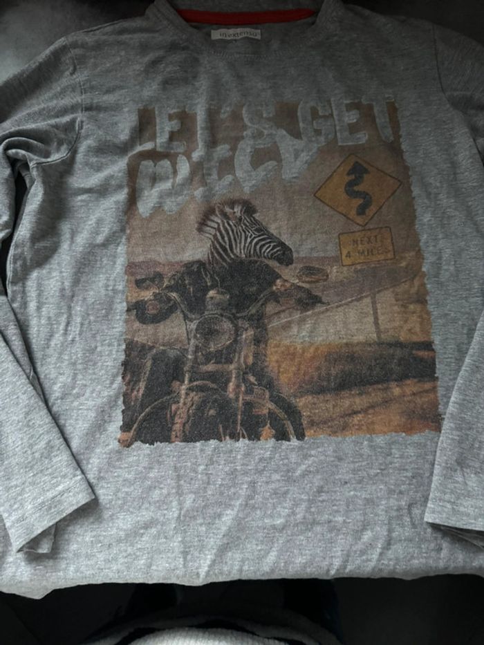 Lot tee-shirts manches longues 12 ans garçon - photo numéro 2