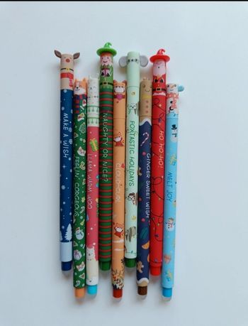 Stylos effaçables Noël 