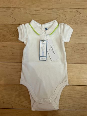 Body polo Jacadi 1 mois