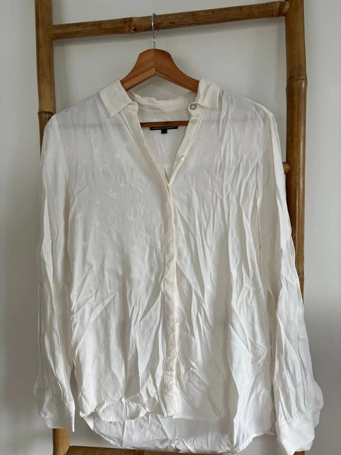 chemise blanche tommy hilfiger à étoiles taille XS - photo numéro 8