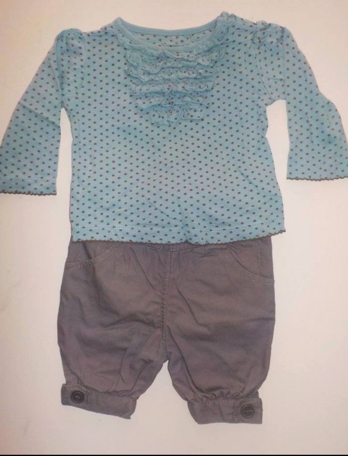 Ensemble fille 6 mois