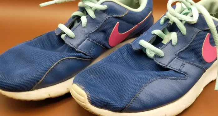Basket Nike, bleu, pointure 38,5 - photo numéro 8