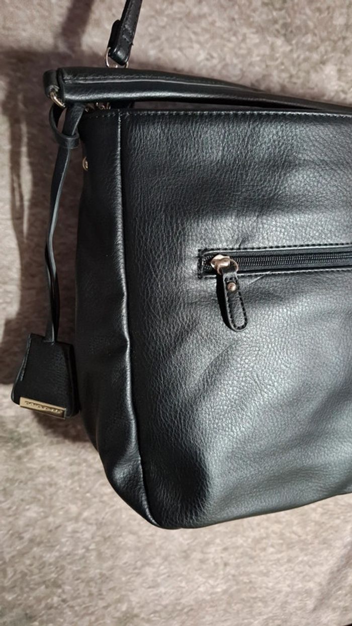 Sac à main bandoulière élégant noir David jones - photo numéro 4