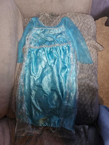 Costume robe reine des neiges 7/8 ans