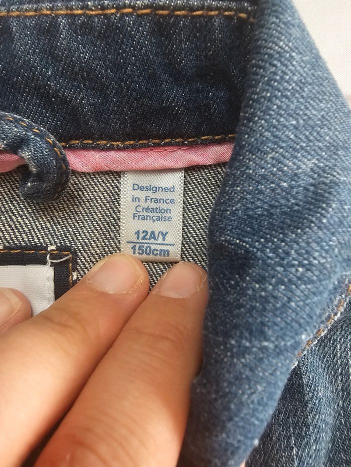 Veste en jean 12 ans - photo numéro 3