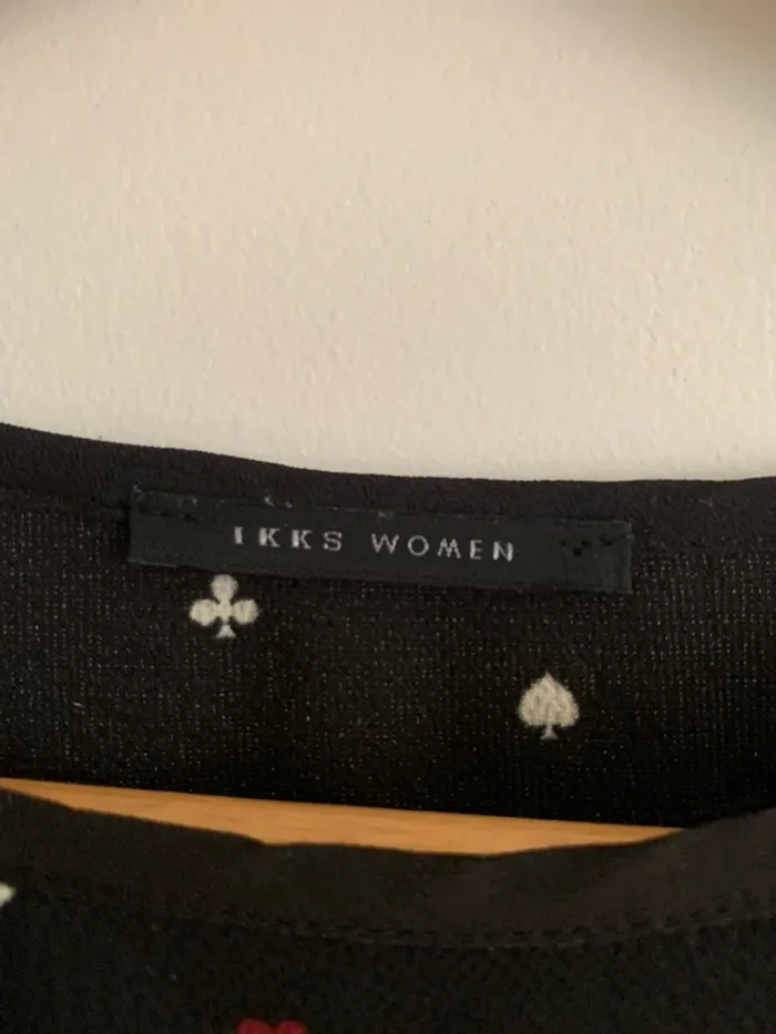 Ikks robe été noire et motifs - photo numéro 3