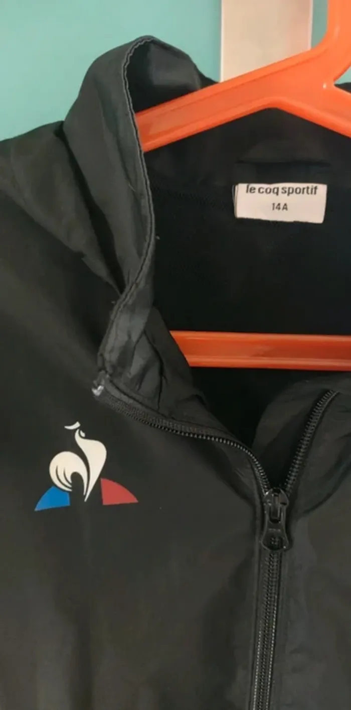 Coq sportif ASSE Veste de pluie 12 / 14 ans - photo numéro 2