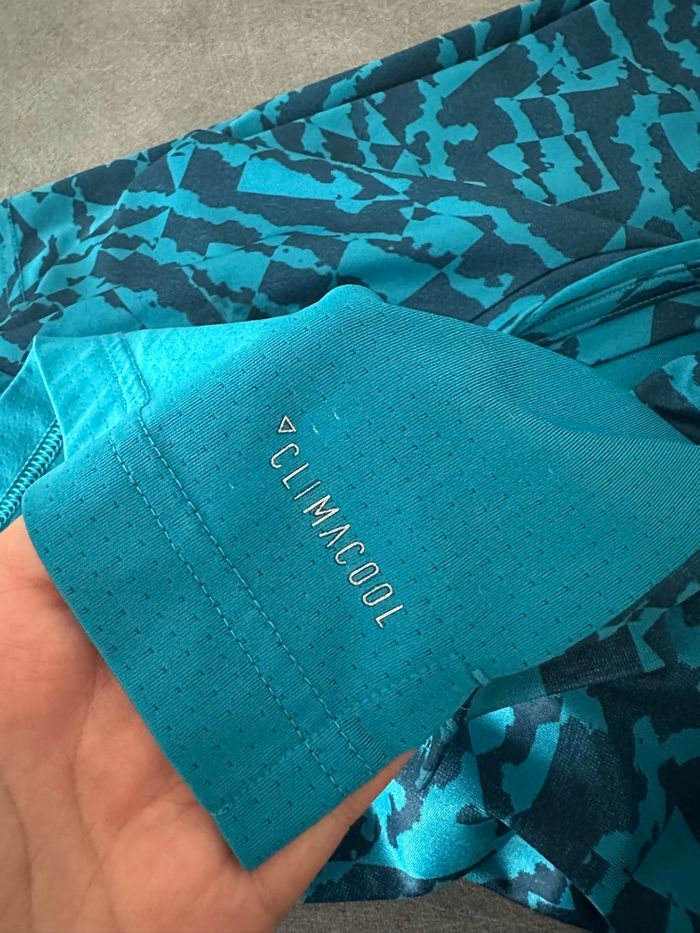 T-shirt bariolé bleu Adidas TXXL - photo numéro 2