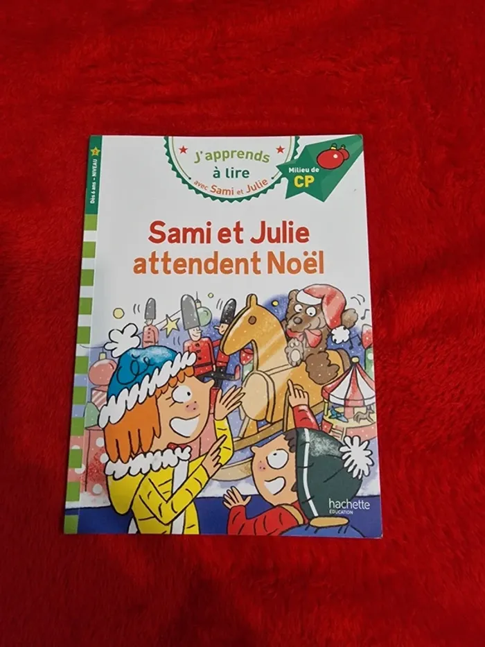 Livre j'apprends à lire sami et Julie attendent Noël