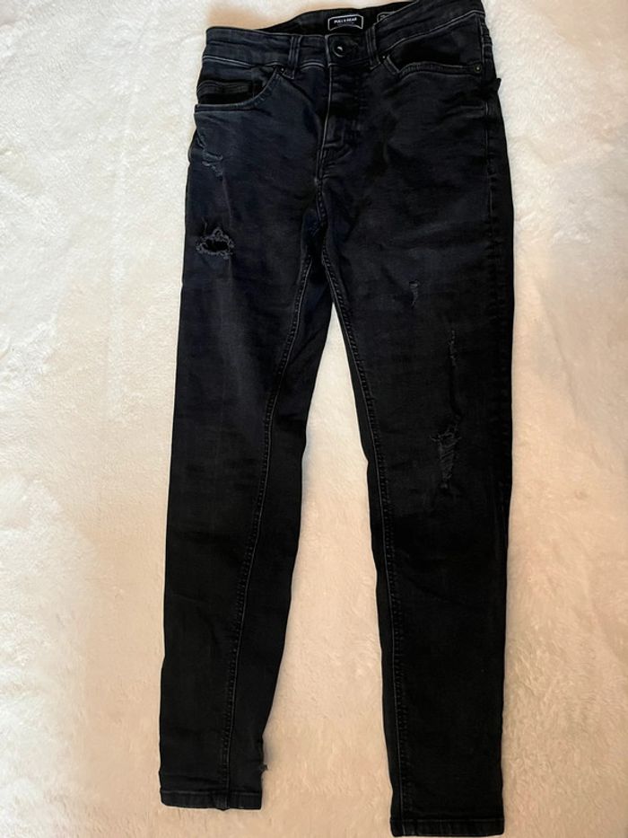 Jean skinny troué femme