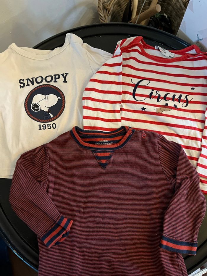 Lot teeshirt Cyrillus 24 mois